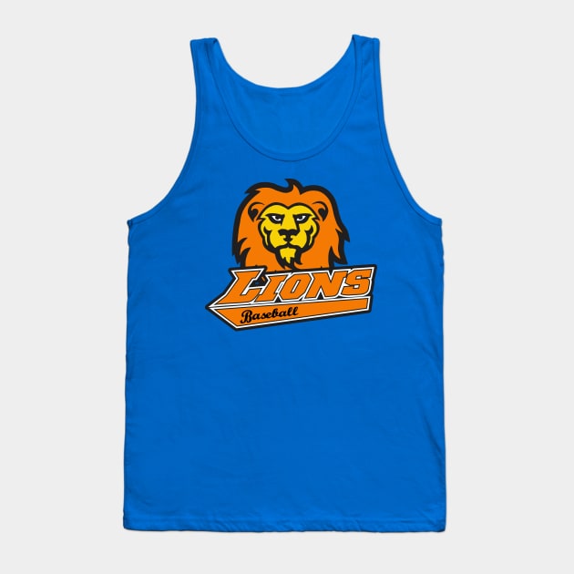 Lions Baseball Tank Top by DavesTees